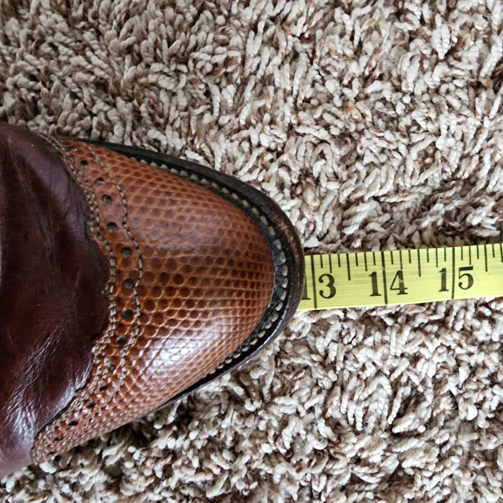 Tony Lama Rich Brown Western Boots - Picture 15 of 15